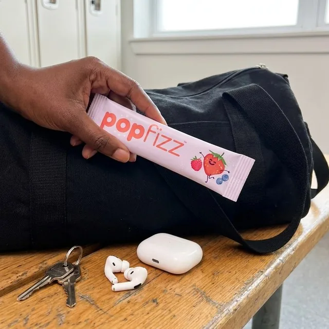 Morgan&rsquo;s photo with her PopFizz box